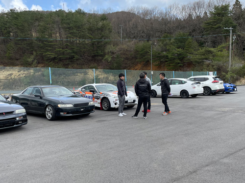 プロドライバーも一緒に練習